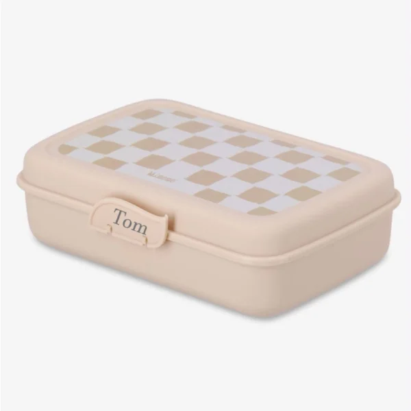 علبة طعام (Lunch Box) بتصميم شطرنج Checkerboard
