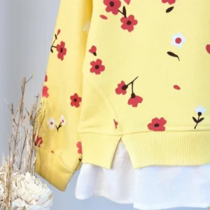 Girls’ Yellow Floral Two-Piece Set - Image 3
